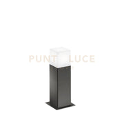 GES411- PALETTO ALLUMINIO 1 LUCE ATTACCO E27 COLORE GRIGIO ANTRACITE H.30CM