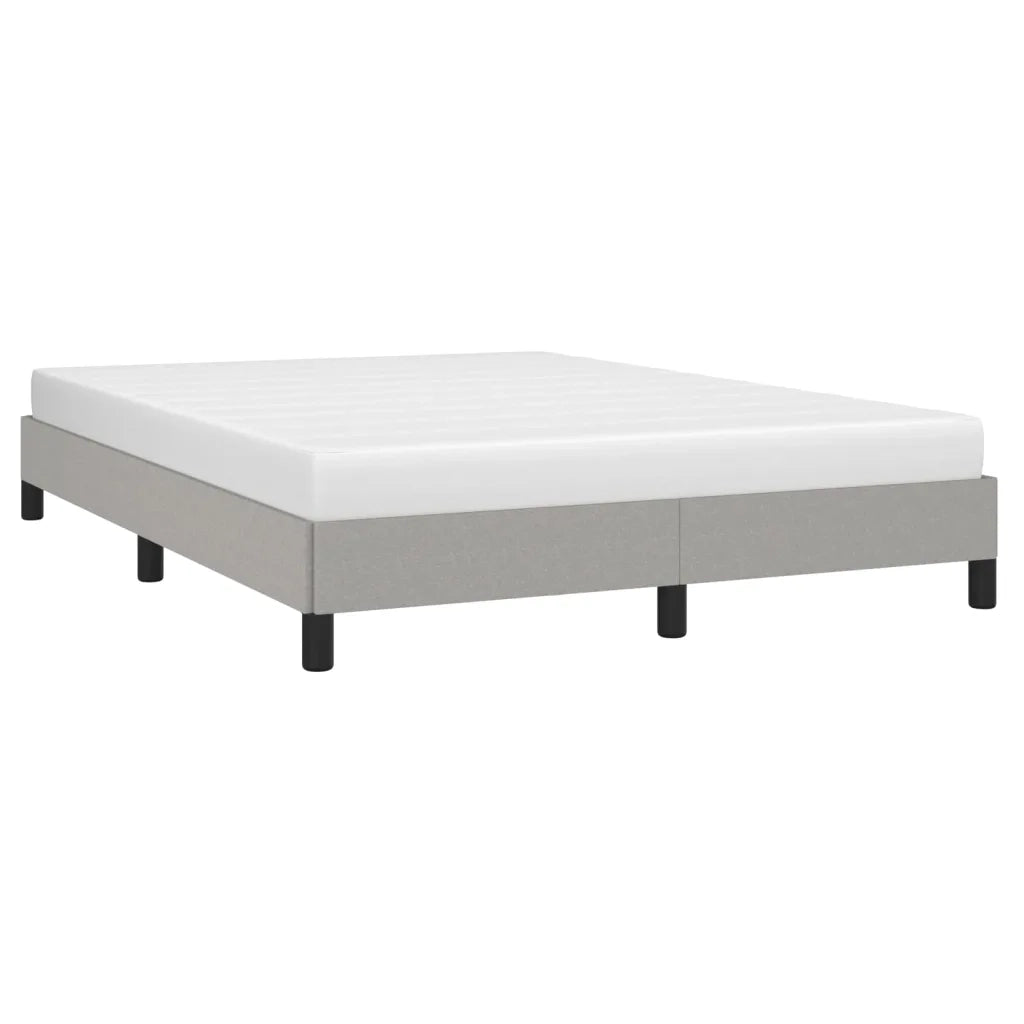 Giroletto senza Materasso Grigio Chiaro 140x190 cm Tessuto 346712