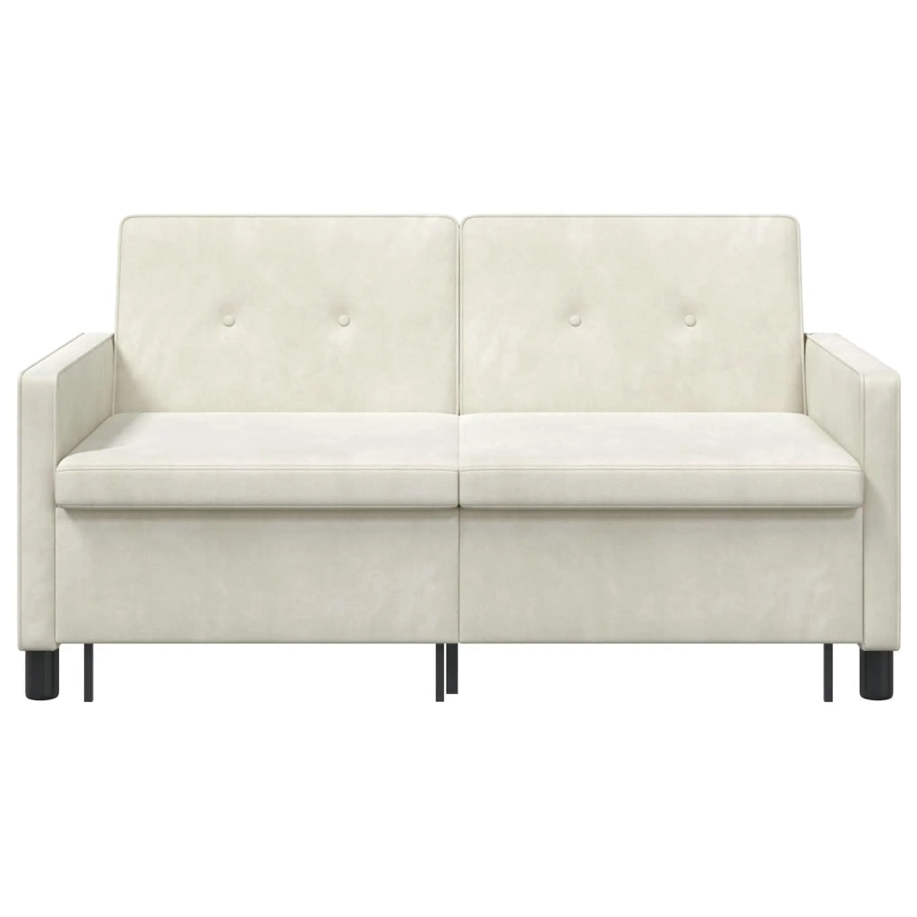 Divano letto | Sof¨¤ letto | Letto singolo Crema Tessuto