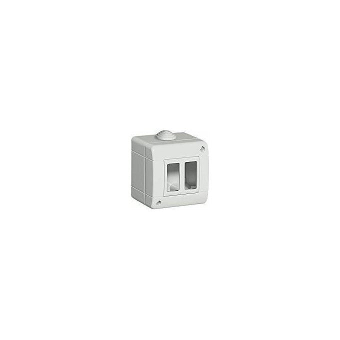 Elettrocanali Scatole Pvc per Tubi Rigidi per Frutti Mylife Ip40 2 Posti