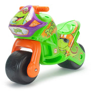 Moto Cavalcabile per Bambini Twin Dessert Dino Senza Pedali Verde e Arancione