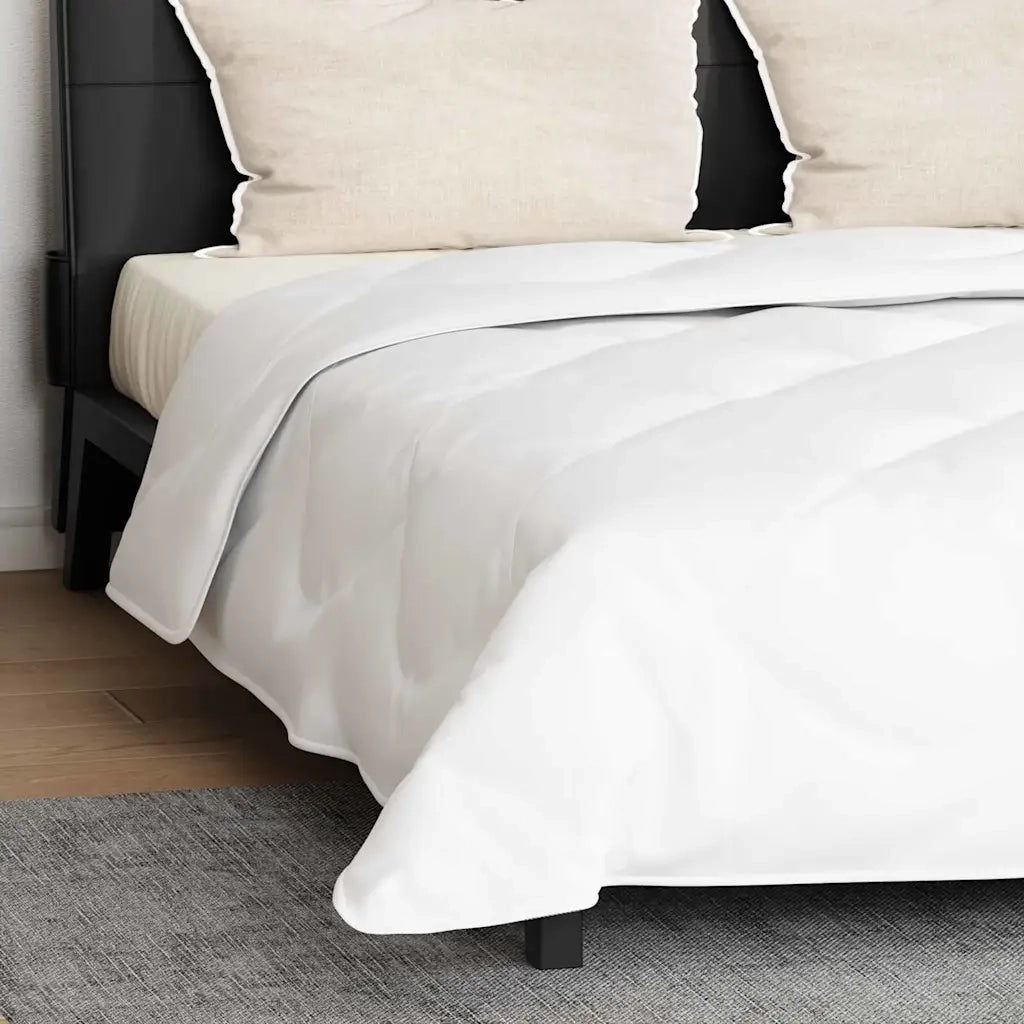 vidaXL Set di piumini con cuscino 3 pcs Bianco 240 x 200 cm Microfibra