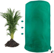Copertura invernale per piante 80x100cm Copertura invernale per piante da vaso Protezione dal gelo, respirante Calotta di protezione per piante riutilizzabile con cordino per piante da balcone - verde, 1 pezzo