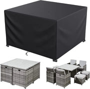 Copertura impermeabile per mobili da giardino - Resistente e duraturo - 1 pezzo - Nero - 600D Oxford - 250 x 250 x 90 cm