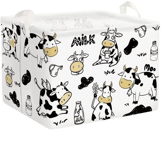 Cassa di Deposito per Bambini 36L con Maniglia e Maniglia, Cassetto Reclinabile per Giocattoli e Abiti per Camera da Bambino, Bagno, Salotto