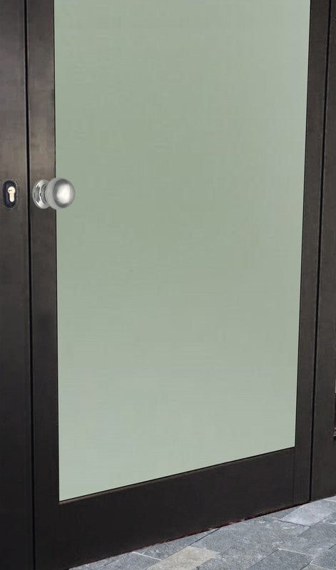 Pomolo fisso per porta SAGUATTI 169/50AB in alluminio argento lucido