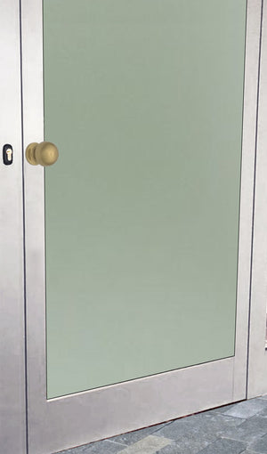 Pomolo fisso per porta SAGUATTI 169/50CB in alluminio bronzo lucido