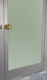 Pomolo fisso per porta SAGUATTI 169/50FB in alluminio oro satinato