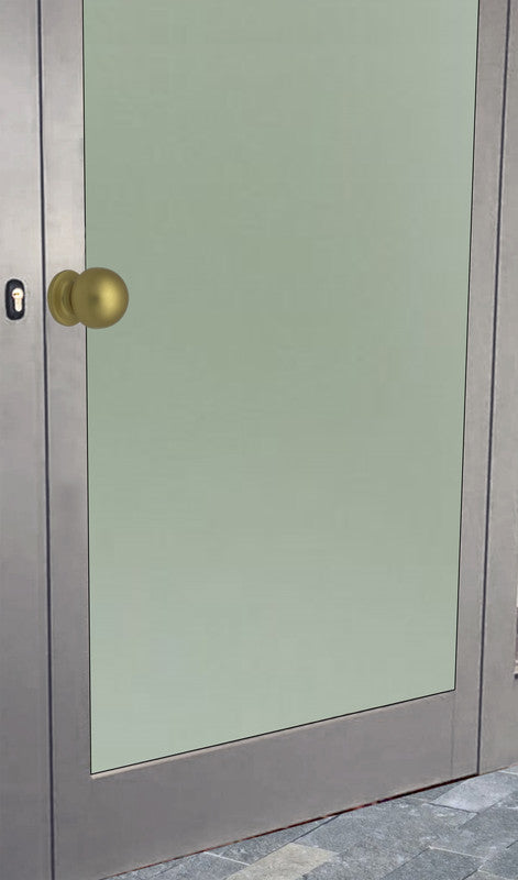 Pomolo fisso per porta SAGUATTI 169/50FB in alluminio oro satinato