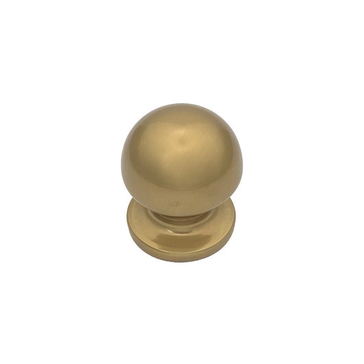 Pomolo fisso per porta SAGUATTI 169/50CB in alluminio bronzo lucido