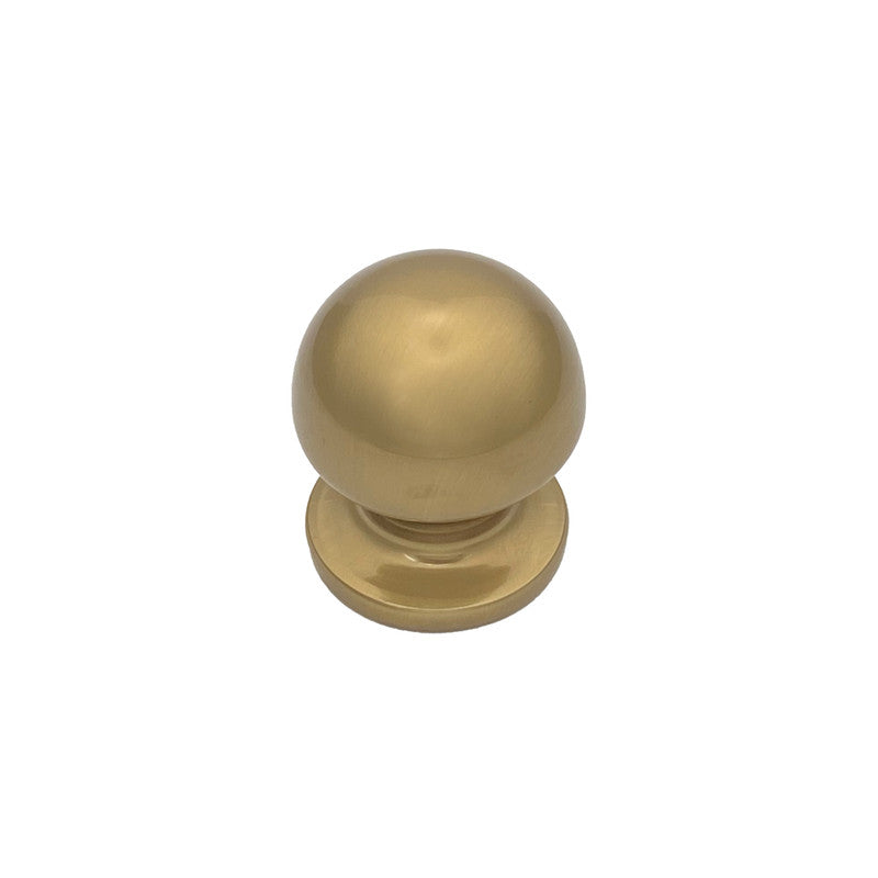 Pomolo fisso per porta SAGUATTI 169/50CB in alluminio bronzo lucido