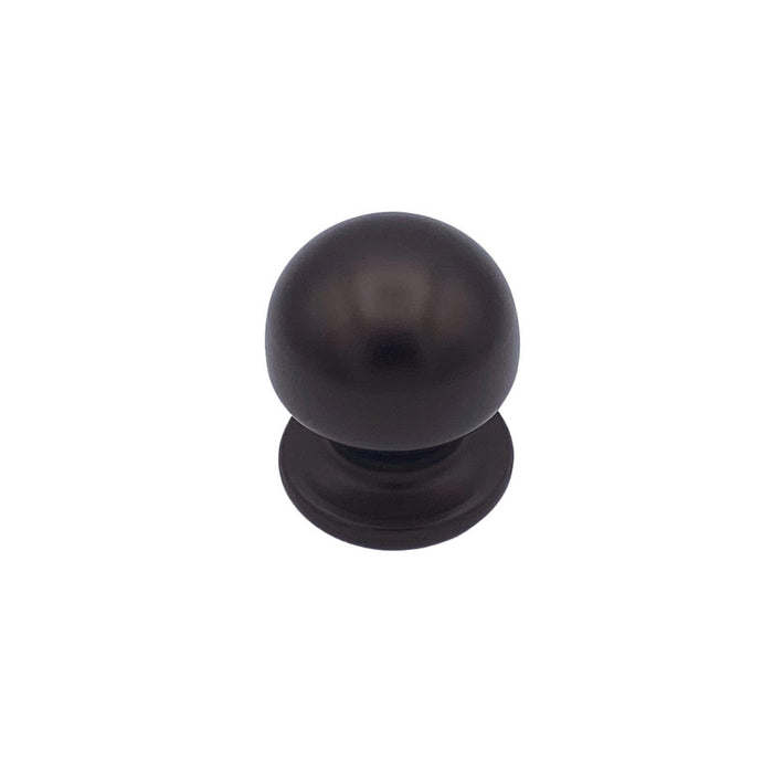 Pomolo fisso per porta SAGUATTI 169/50IB in alluminio marrone opaco