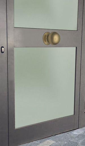 Pomolo fisso per porta SAGUATTI 169/70CB in alluminio bronzo lucido