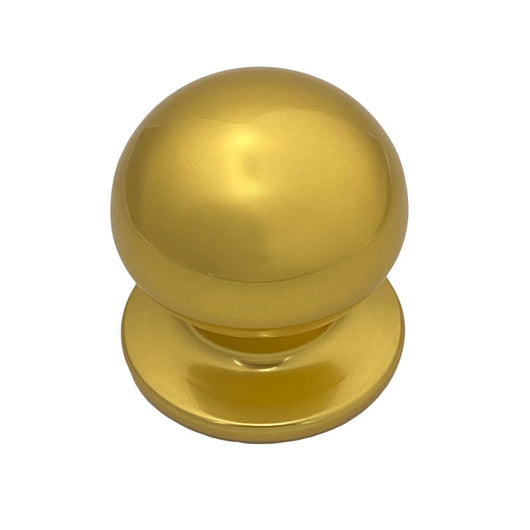 Pomolo fisso per porta SAGUATTI 169/70BB in alluminio oro lucido