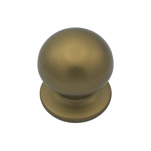 Pomolo fisso per porta SAGUATTI 169/70GB in alluminio bronzo satinato