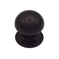 Pomolo fisso per porta SAGUATTI 169/70IB in alluminio marrone opaco