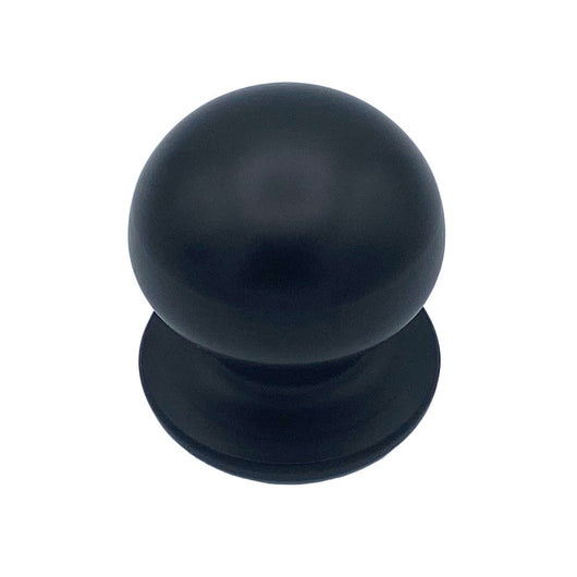 Pomolo fisso per porta SAGUATTI 169/70ZB in alluminio nero opaco