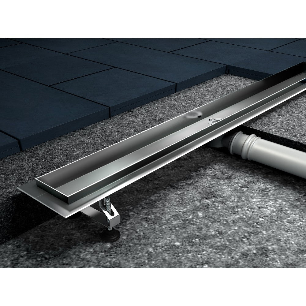 Canalina di scarico 70x9 con griglia removibile in acciaio inox anas