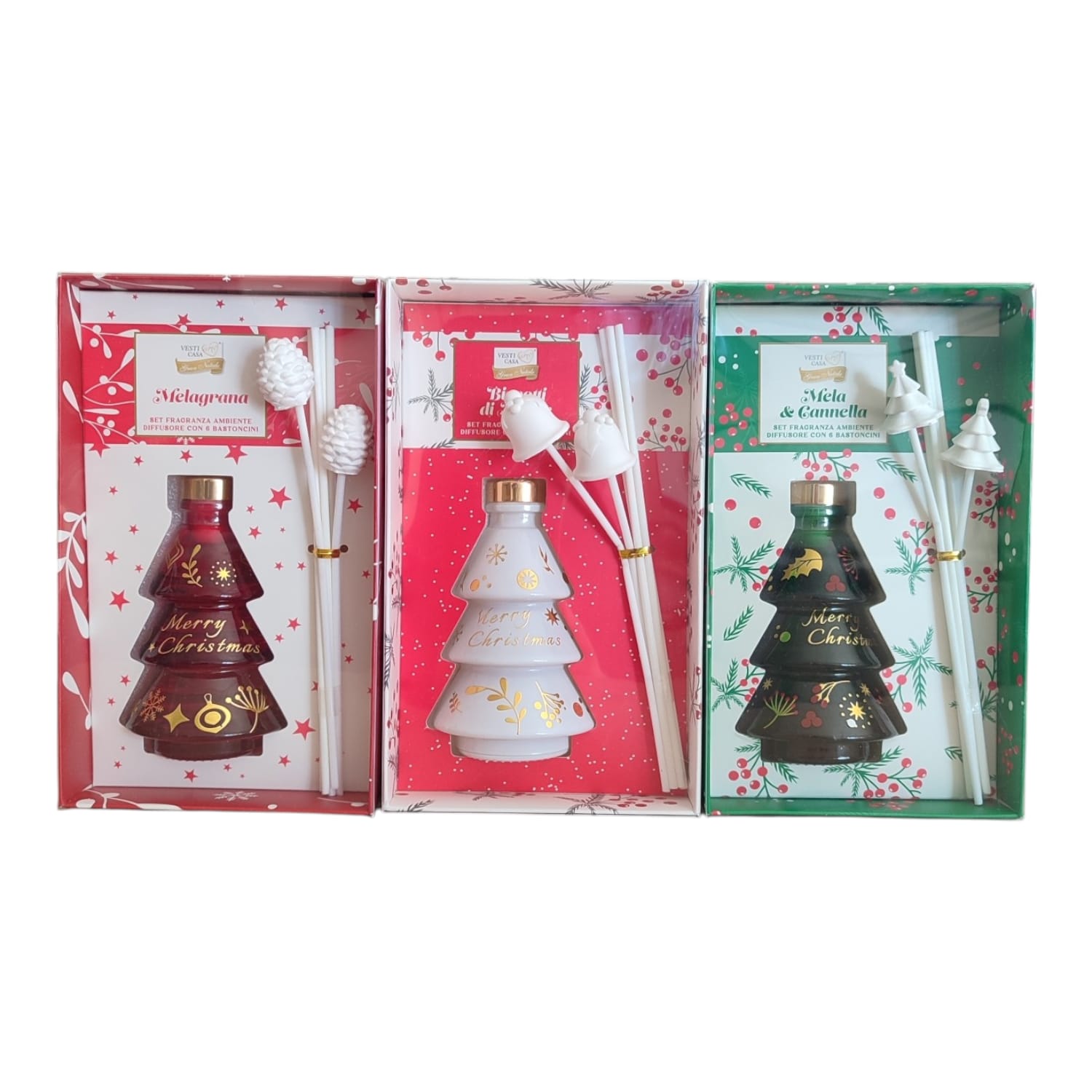DIFFUSORE AMBIENTE ALBERO NATALE 3 FRAGRAZE