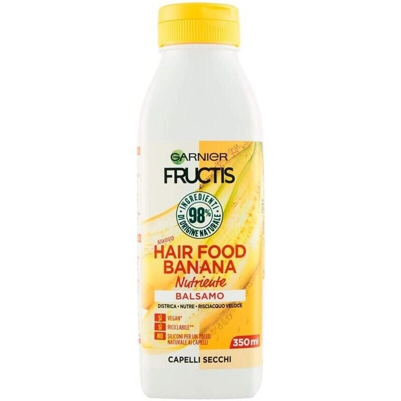 FRUCTIS HAIR FOOD BALSAMO IN FORMATO DA 350 ML ALLA BANANA