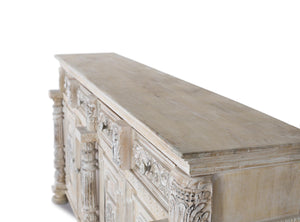 Credenza con 3 cassetti e 3 ante in legno di mango