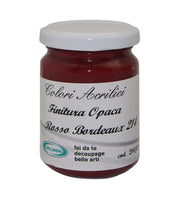 COLORE ACRILICO ML 125 ROSSO BORDEAUX