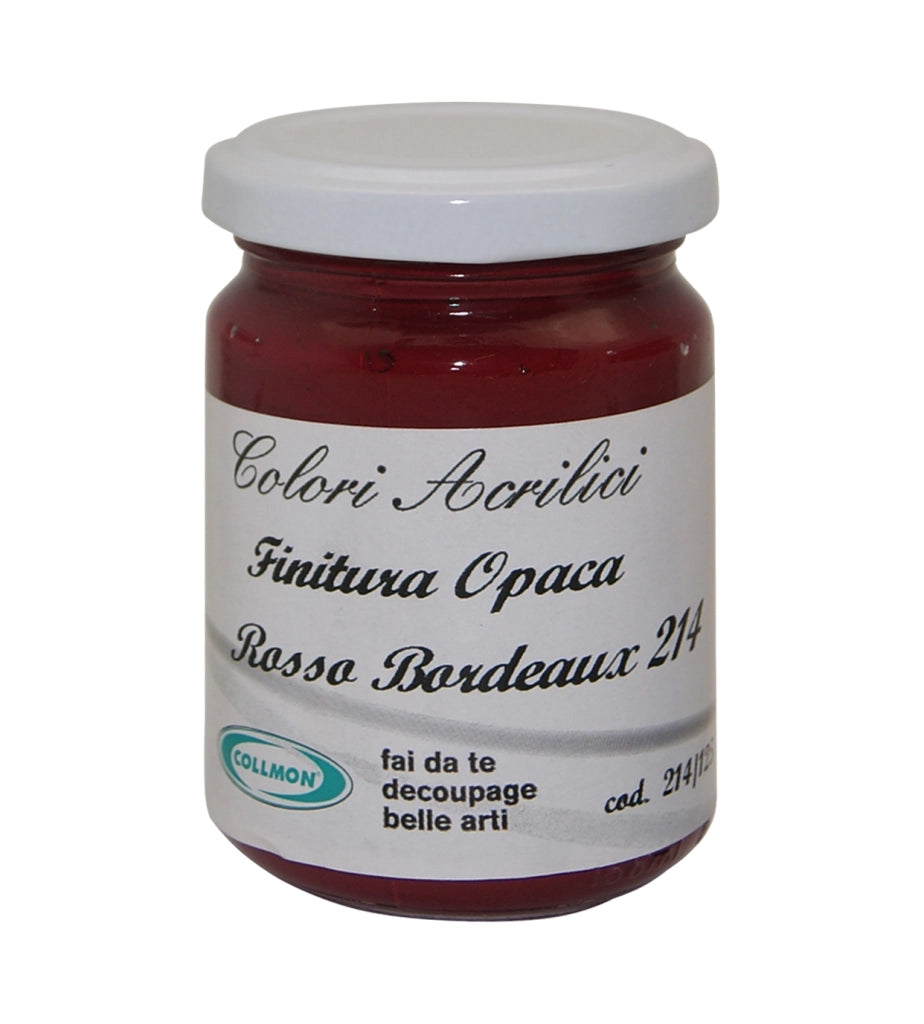 COLORE ACRILICO ML 125 ROSSO BORDEAUX