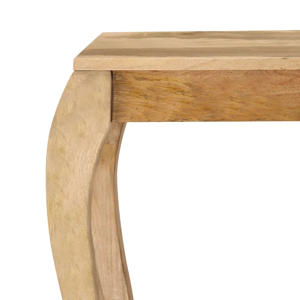Tavolo Consolle in Legno Massello di Mango 118x38x76 cm 247115