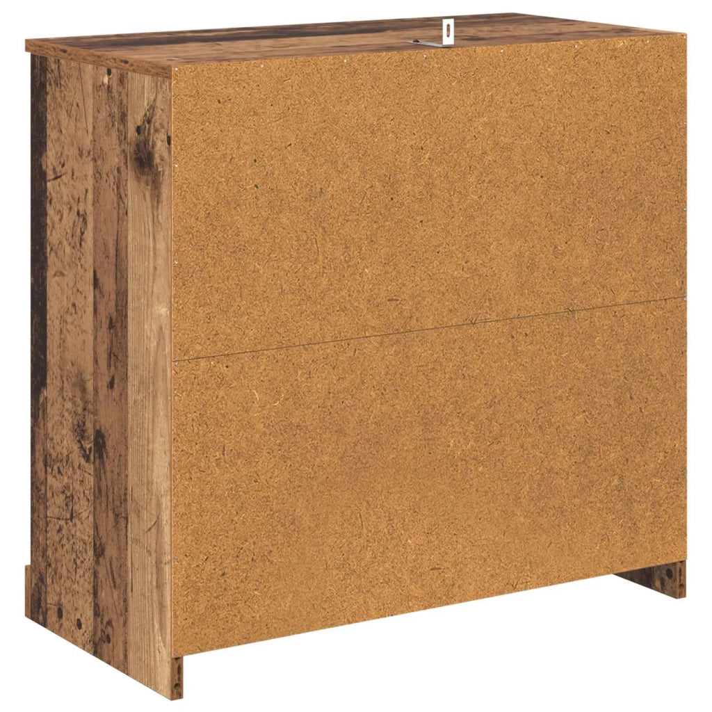 Credenza | Madia | Buffet da pranzo | Armadio da pranzo Legno vecchio 70 x 35,5 x 67,5 cm Legno multistrato