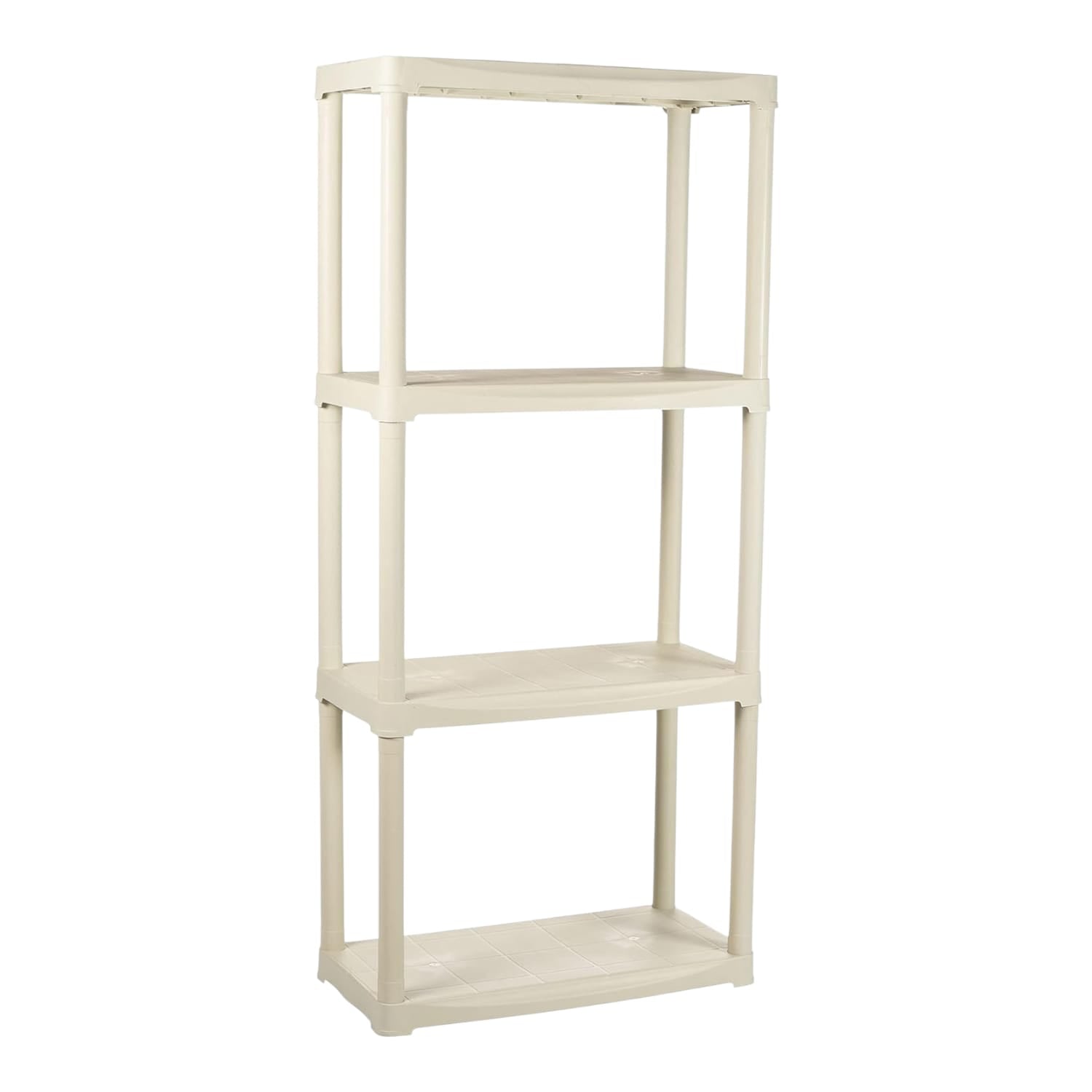 SCAFFALE IN PLASTICA BEIGE 4 RIPIANI 60X30XH133 CM