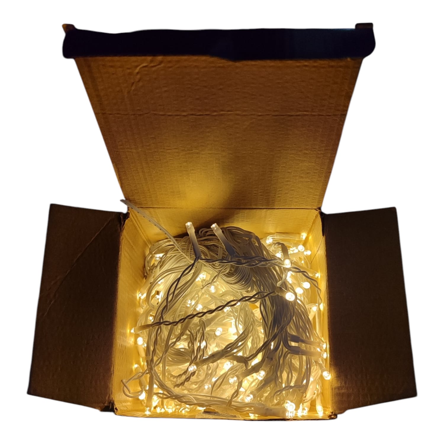 Tenda Luminosa 240 LED Bianco Caldo 5m IP44 Flash Interno Esterno prolungabile