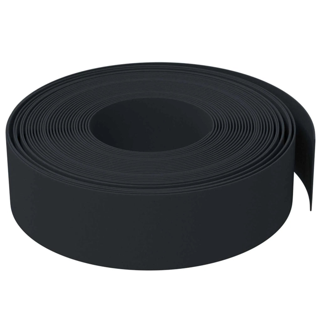 Bordatura per giardino 25 m 15 cm PE Nero 42036849