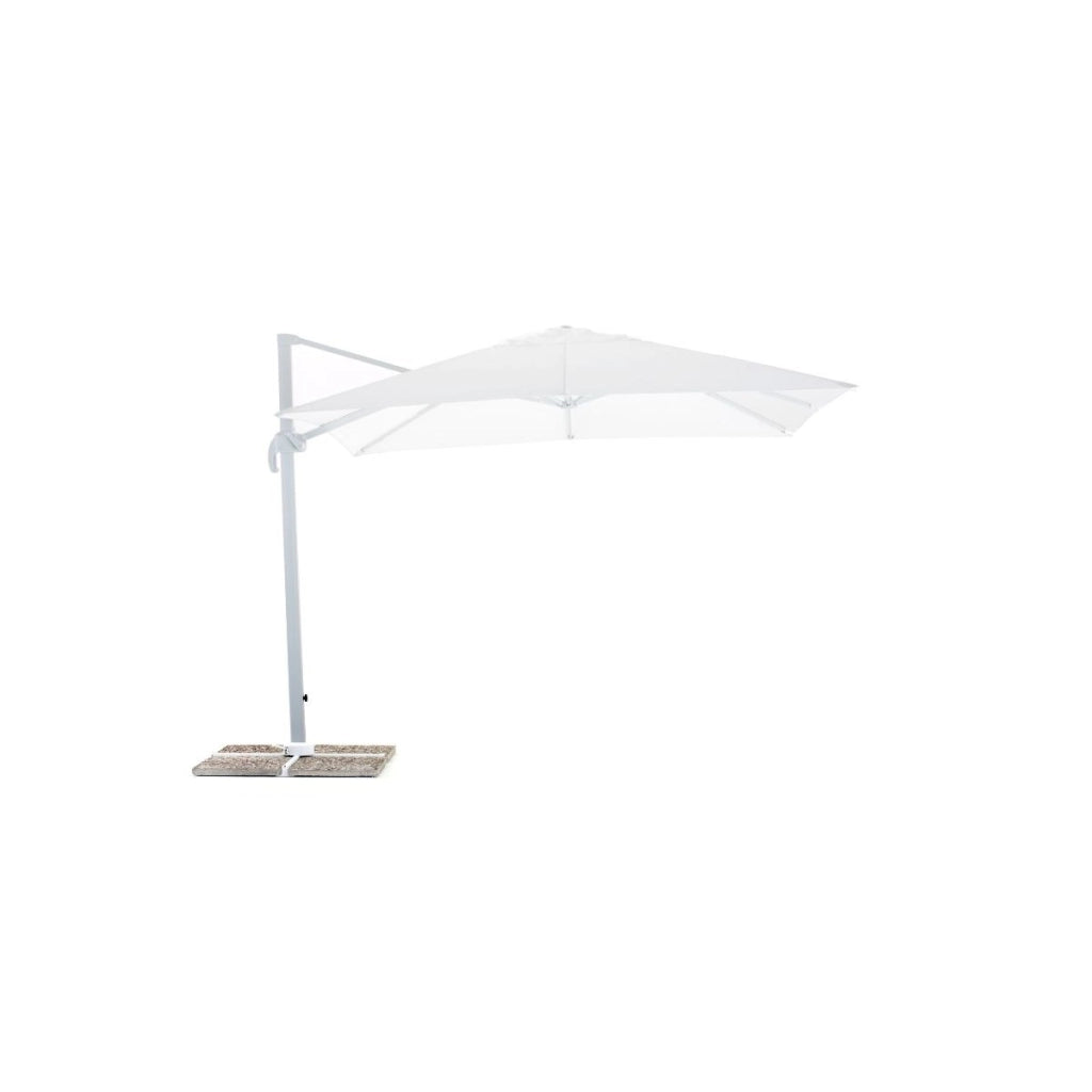 Ombrellone salmar senso 3x4 m bianco