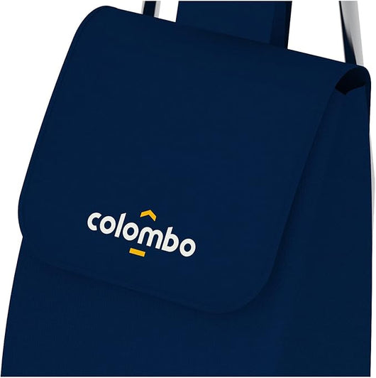 Colombo Carrello spesa ROLLY BLU 36X7X90 Cm Portata 25kg Tessuto Impermeabile