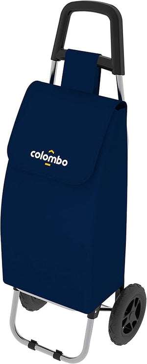 Colombo Carrello spesa ROLLY BLU 36X7X90 Cm Portata 25kg Tessuto Impermeabile