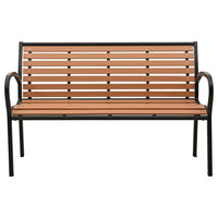 Panchina da esterno in metallo e WPC Gaia - La Dea Sedia