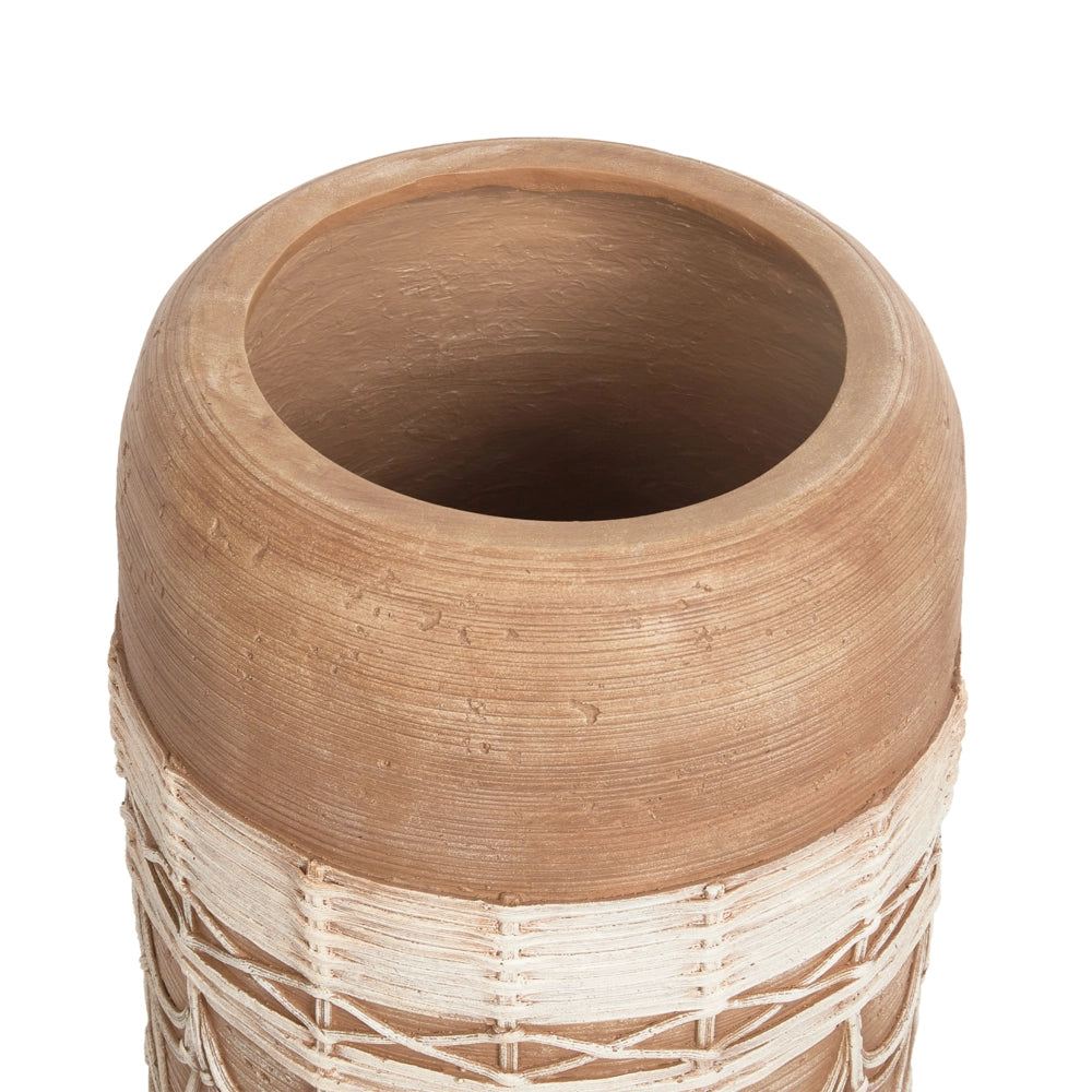 Vaso per piante Marrone chiaro Magnesio Base rotonda in legno massiccio Vaso per piante alte
