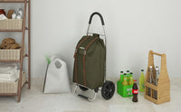 Colombo Carrello spesa DAKAR VERDE MILITARE 43X8X92 Cm Portata 30kg Impermeabile