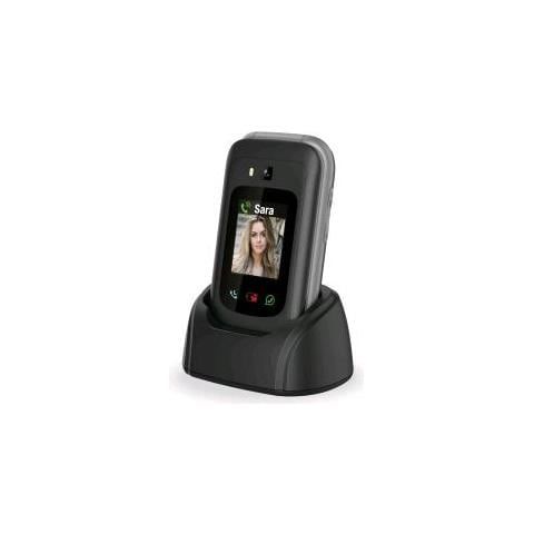 Saiet link 4+ senior phone 4g 2.8"" cellulare per anziani 4g tasti e lettere grandi whatsapp e tasto sos nero - 13501265