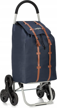 Colombo Carrello spesa DAKAR 3 BLU 6 RUOTE 47X9X94 Cm Portata 30kg Impermeabile