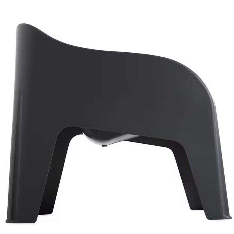 Set 2 poltrone in resina Petra Antracite - La Dea Sedia