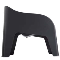 Set 2 poltrone in resina Petra Antracite - La Dea Sedia