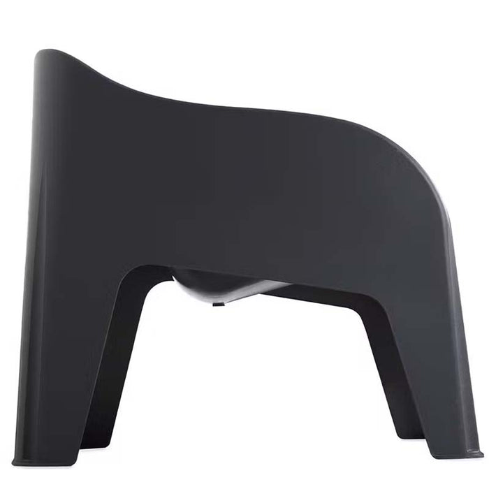 Set 2 poltrone in resina Petra Antracite - La Dea Sedia