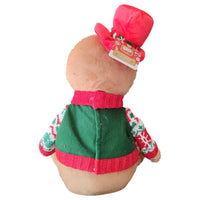 Personaggio Natalizio Pan di Zenzero Seduto 35cm Maschio o Femmina Decorazione