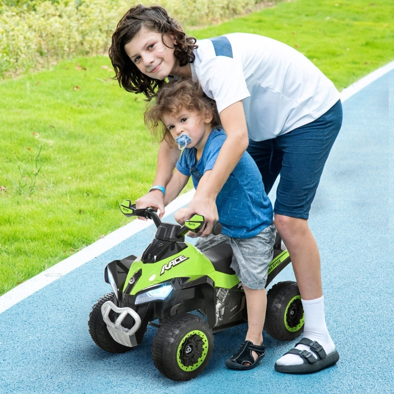 Macchina cavalcabile, giocattolo cavalcabile, veicolo per bambini dai 18 ai 36 mesi, verde