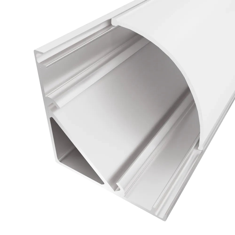 Profilo angolare in alluminio silver 2mt per striscia led