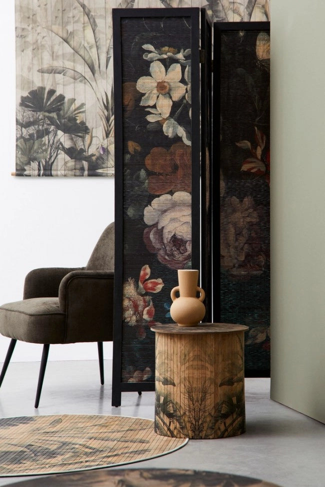 Set 6 Tappeti in Bamboo Marrone Boho da Interno 120 - STARDUST