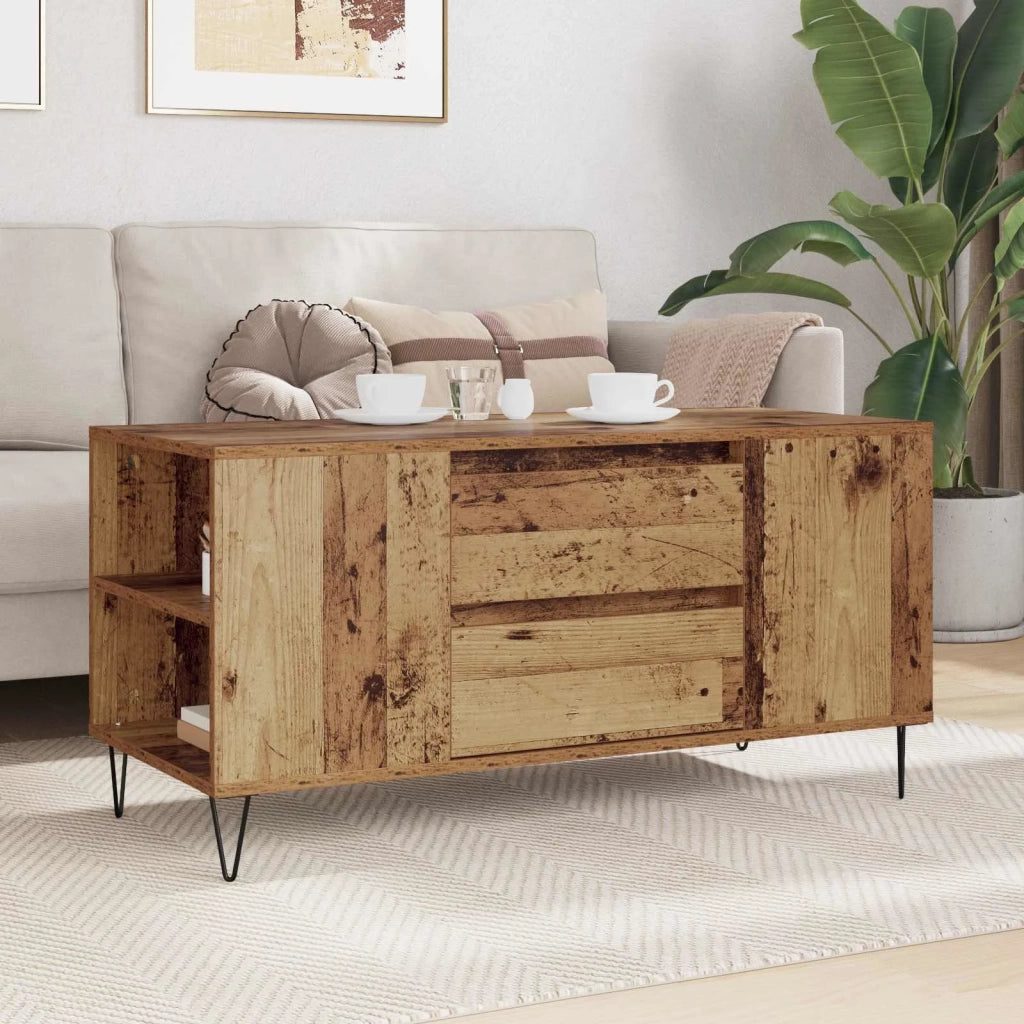 Tavolino da salotto Legno vecchio 102 x 44,5 x 50 cm
