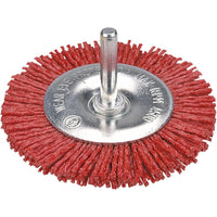 Topex 62h712 spazzola conica abr brasiva con perno, 75 mm ds