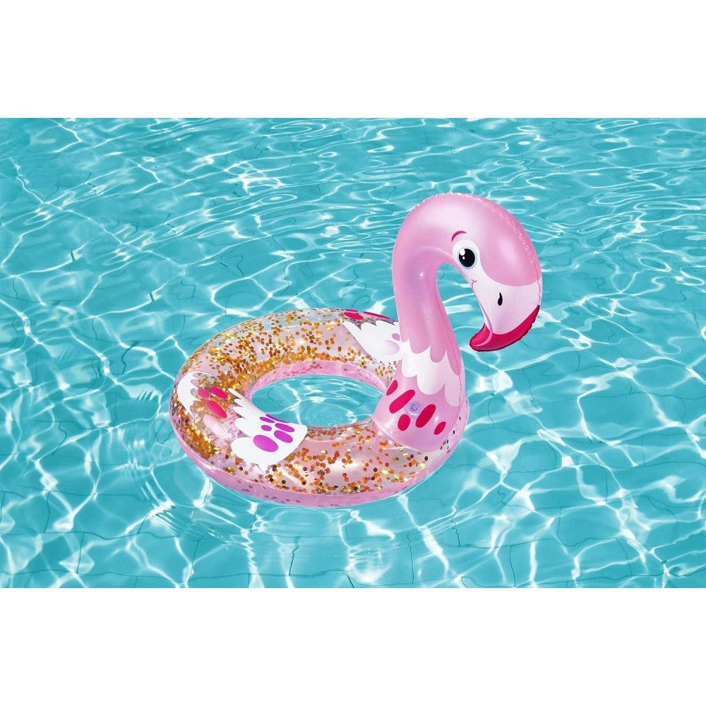 Trade Shop - Salvagente Gonfiabile 61cm Per Bambini Shimmer N'float Ciambella Assortiti 36306 -